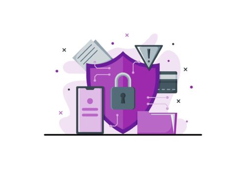 Free internet security digital vector